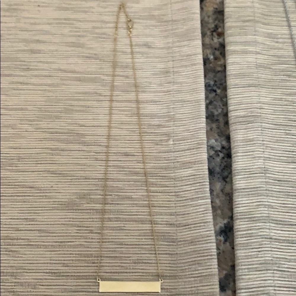 14kt gold ”Heidi” nameplate necklace